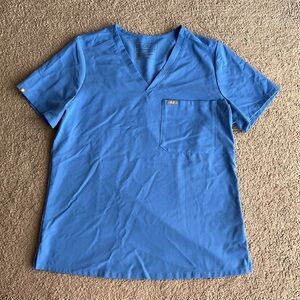 Two Piece Figs Bundle- Zamora Joggers and Scrub Top Ceil Blue